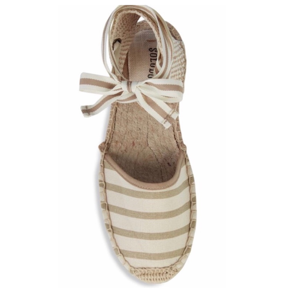 NWOB Soludos Striped Espadrilles